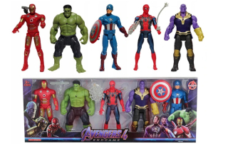Avengers 5 veľké postavy Hulk Thanos sviečku