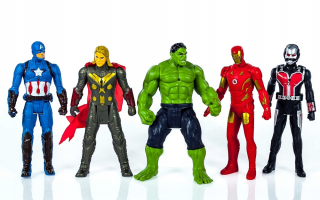 HULK - Avengers postavy Ant Man Hulk Iron Captain Candle