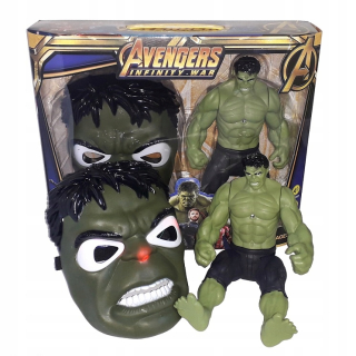 HULK - Avengers Hulk pohybujúci sa figúrka s maskou svetlom 9089