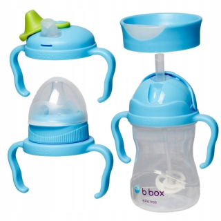B.BOX Hrnčeková fľaša 4v1 SET 240ml BLUEBERRY od 4M