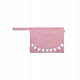 Baby Bites Snacking Traveling Shark Pink