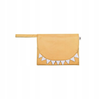 Baby Bites Scrolls Traveling Shark Yellow