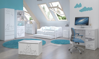 Medvedík Pú - Baby Boo Room Lulu 160x80 5 Disney Prvky