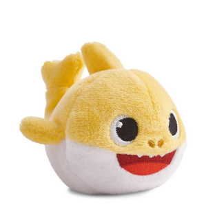 Baby Shark Malý Mascot Sound Shark Yellow 61141