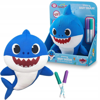 Baby Shark Mascot pre maľovanie otecko otec + marker