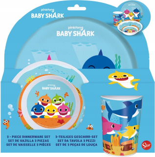 Sada náradia Baby Shark Melamine