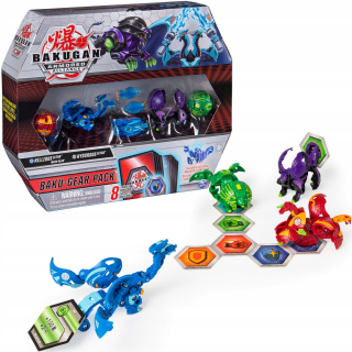 Bakugan -  BAKUGAN 4 Obrázky + Ultra Nillious Hydory Card