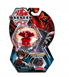 Bakugan - Bakugan Battle Planet Pyrus Vicerox Figurine Card