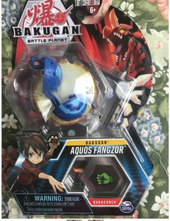 Bakugan - Bakugan Battle Planet Guľa Aquos Fangzor Figurine