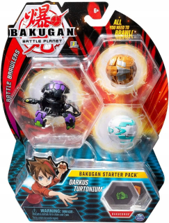 Bakugan Štartovacia sada s 3 Bakuganmi (1 Ultra a 2 základné lopty)