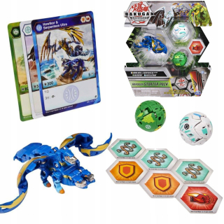 Bakugan startujúci 3-PAK HOWLKOR MAXODON AUXILLATAUR