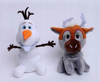 Elsa Frozen - Snowman Olaf Renoser Sven Frozen2Pluszak Sing3cm