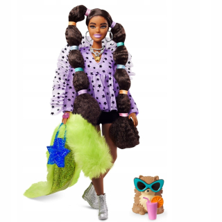 Barbie Extra Fashion Doll a Pet Hedgehog + AKC