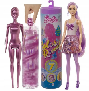 Barbie bábika - Barbie Glitter Surprise Color odhaľte GTR93