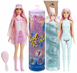 Barbie bábika - Barbie prekvapenie farby odhaľuje slnečný dážď