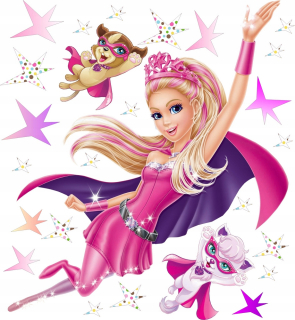Barbie -  Barbie, nástenné nálepky
