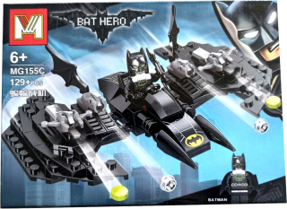 BATMAN -  Batman Batwing Batmobil Klocks Super Heroes