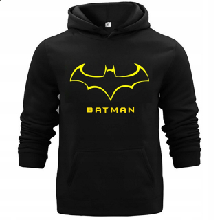 BATMAN -  Batman - módna detská mikina s kapucňou: 140