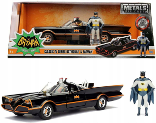BATMAN -  Batmobile kovové vozidlo + čísla Batman Robin