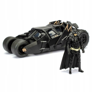 BATMAN -  Batmobile kovové vozidlo + figúrka Batman DC 1:24