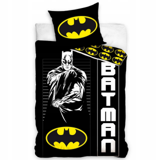 BATMAN - Bavlna Batman Posteľná bielizeň 160x200 + 70x80cm