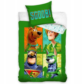 Scooby Doo - Bavlnené listy Scooby Doo 160x200 + 70x80cm
