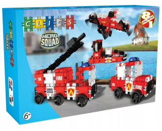 Požiarnik Sam  - BC007 CLICS BELGICKÉ PODNIKANIE FIRE BRIGADE 8IN1 BOX
