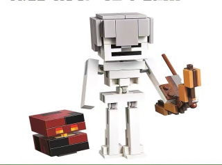 MINECRAFT  - Bela Minecraft Bigfig - Skeleton Fit 21150
