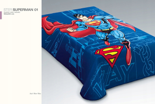 Superman - * Bella * 160x220 deky ŠPANIELSKO KOC SUPERMAN