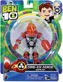 BEN 10 -  Ben 10 Figurine Omni Kix Armor HeatBlast