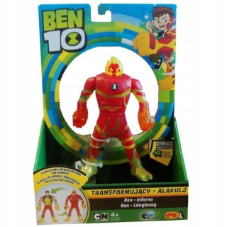 BEN 10 -  Ben 10 Figurín Transformácia Ben - Inferno 76690