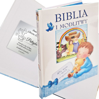 BIBLIA a Modlitby pre deti Darček ku krstu, spomienka na sväté prijímanie + TEXT