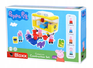 Pepa Pig - Veľký blox prasa peppa bloky Kamper 54 Elem