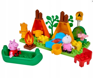 Pepa Pig - Veľký bloxx Peppa ošípané Kempovanie