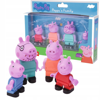 Pepa Pig - BIG BLOXX PEPPA PAG RODINA POPYPY 4 FIGURINES