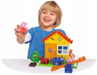 Pepa Pig - Veľký čerpadlo peppa bloky dom letné chatové ihrisko