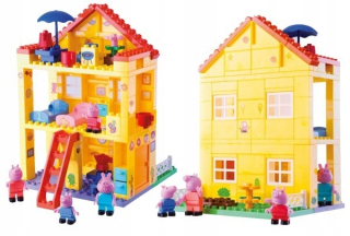 Pepa Pig - Big PEPPA čerpadlo Klocki Residence s terasou 107l