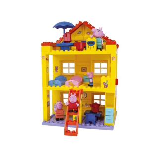 Pepa Pig - Big Peppa čerpadlo Klocks House Villa 107 Elem.z Figurs