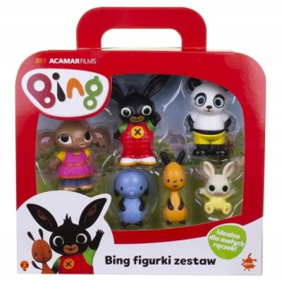 BING A PRIATELIA - Bing Figurines Big Set 6 figúrky Pando Sula Flop