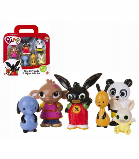 BING A PRIATELIA - Bing Figurines z rozprávkovej sady 6 ks Pando Sula Flop
