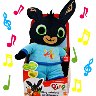 BING A PRIATELIA - Bing Rabbit Mascot hovorí Goodnight Plush Hit
