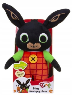 BING A PRIATELIA - Bing Rabbit Mascot Plush spieva 30 cm hovorí pl