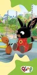 BING A PRIATELIA - Bing Rabbit Uterák Beach Bath Flop 140x70