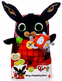 BING A PRIATELIA - Bing Rabbit + Tulius Mascot Plush 36 cm hovorí PL