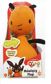 BING A PRIATELIA - Bing Talking flop maskot plyš 27 cm hovorí pl