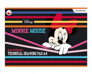 Minnie Mouse - Technický blok A4 / 10K Biela Minnie (20ks)