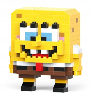 BLOKY NA POBYT SPONGEBOB POSTAVKY Štvorhranné NOHAVICE BIKINY SPODNÁ BAJKA