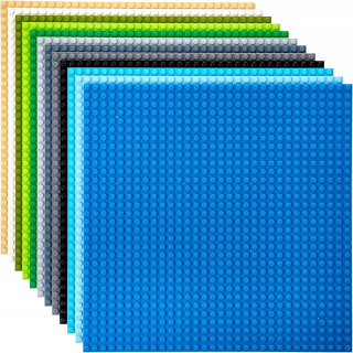 BLOCKS PLATINY STAVEBNÉ PLATIE SADA 12 ks. Kompatibilné s rozmermi 25,5 x 25,5 cm