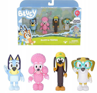 Bluey bingo friends figurky sada 4 Ks 13014