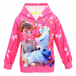 Elsa Frozen - Mikina dievčat Frozen Elsa Farby Darček